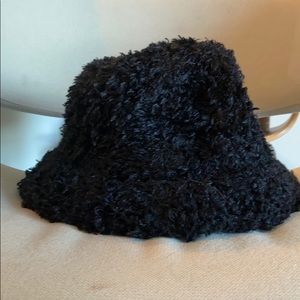 Vintage Nine West Black Bucket Hat